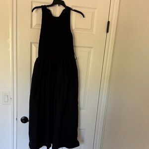 Madewell Black Midi Dress